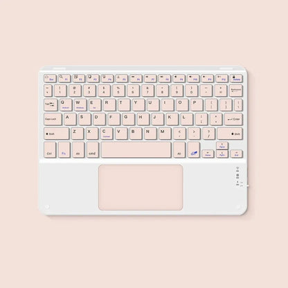 Bluetooth Keyboard 10 Inch For iPad Rechargeable Universal