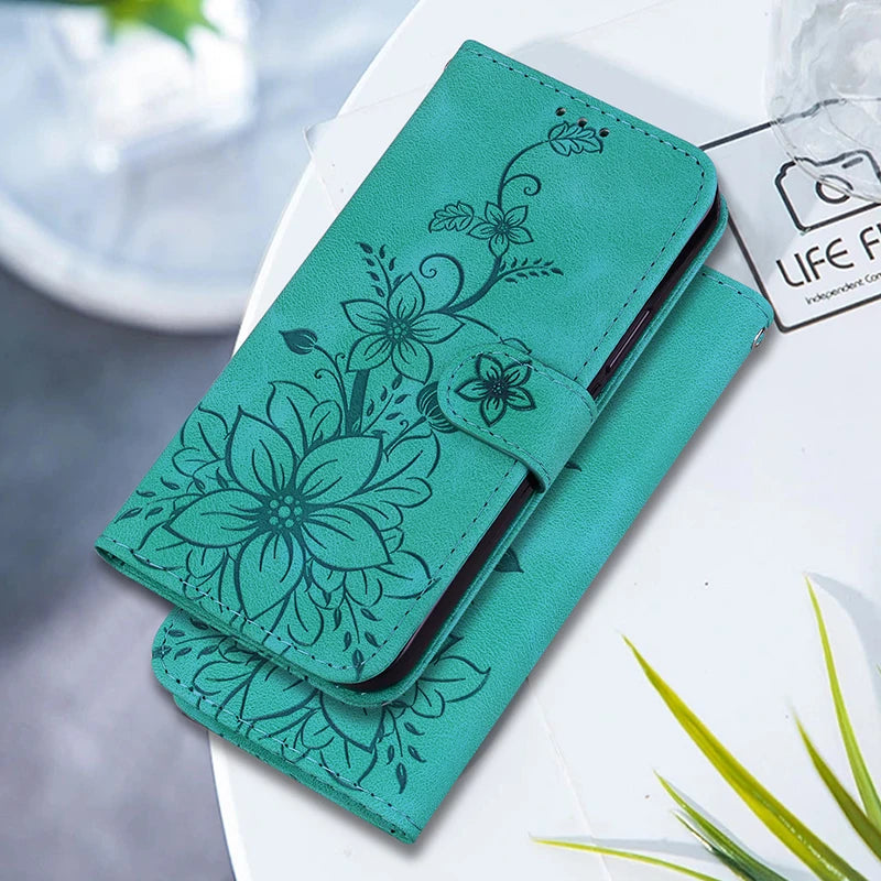 Leather Phone Case For Samsung Galaxy A56 A55 A54 A53 A52 A35 A36 A34 A26 A25 A23 A14 A15 A12 A16 a17 5G Card Slot Wallet Cover