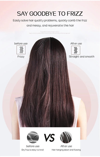 KSKIN 2 in 1 Hair Straightener Brush for Smooth Styling - Smarsty