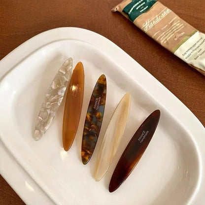 Colorful Acetate Hair Clips Set for Stylish Women - Smarsty