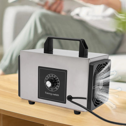 120W Commercial Ozonator Odor Removal Machine,O3 Ozone Generator Machine 10g/h Air Purifier & Odor Remover for Home Use