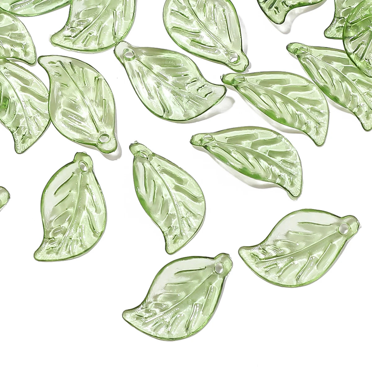 Acrylic Tree Leaf Beads For Handmade DIY Jewelry Set - Smarsty