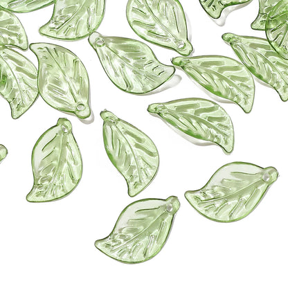 Acrylic Tree Leaf Beads For Handmade DIY Jewelry Set - Smarsty
