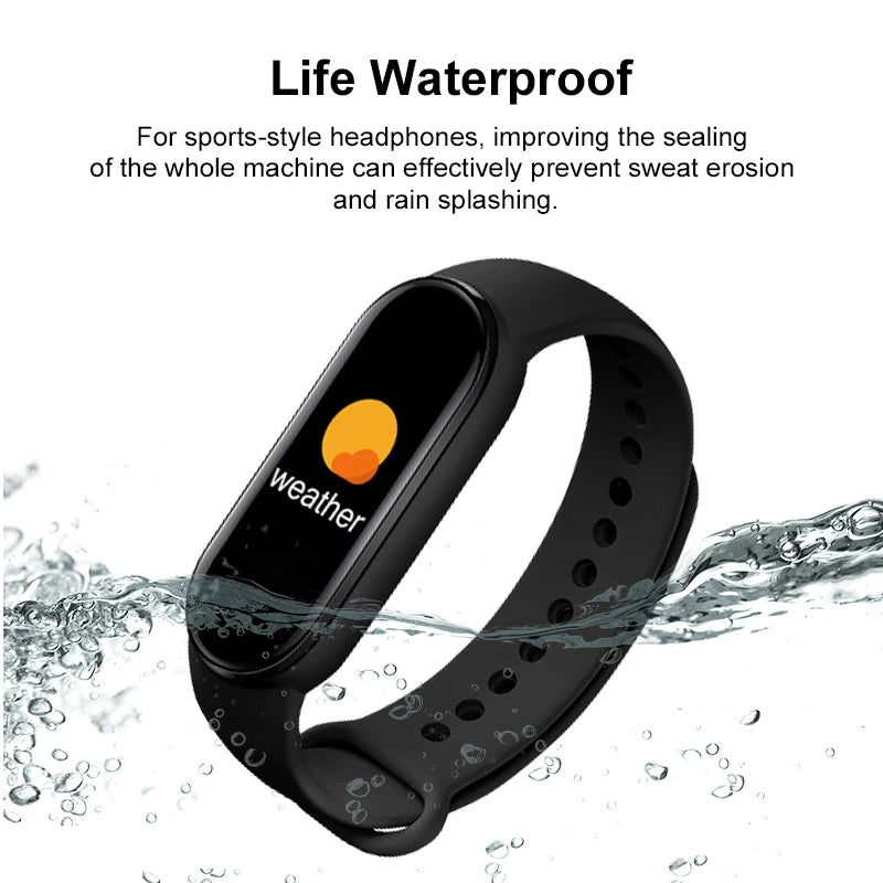 M6 Smart Watch for Fitness Tracking and Heart Rate Monitoring - Smarsty