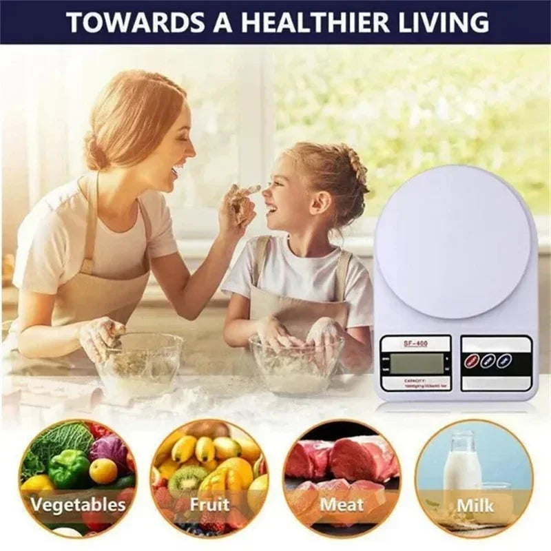 Digital Kitchen Scale 10kg with LED Display - Smarsty
