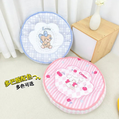 Round 50cm Reusable Pet Cooling Mat for Cats and Dogs - Smarsty