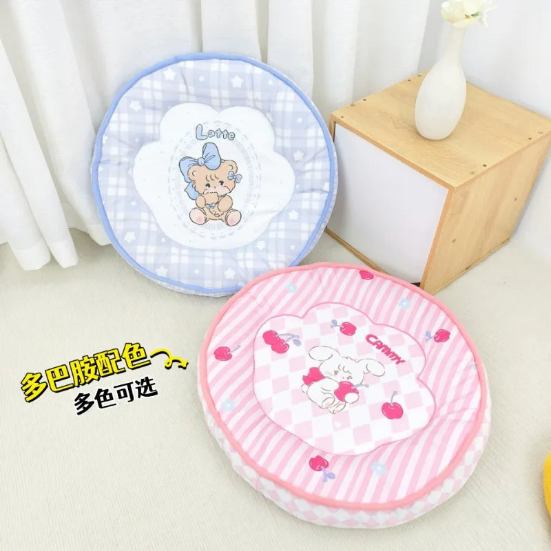 Round 50cm Reusable Pet Cooling Mat for Cats and Dogs - Smarsty