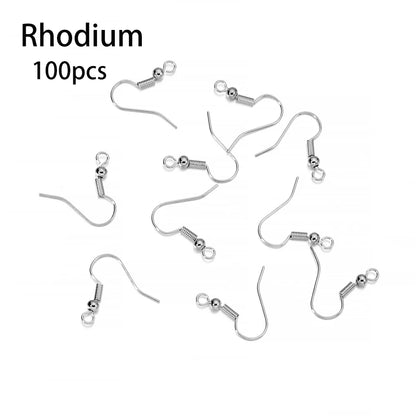 300Pc Hypoallergenic Earring Hooks Mix Color DIY Kit - Smarsty