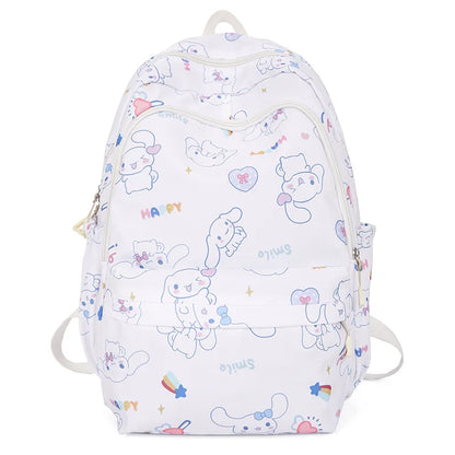 Cinnamoroll Anime Cartoon Large Capacity Kids Backpack - Smarsty