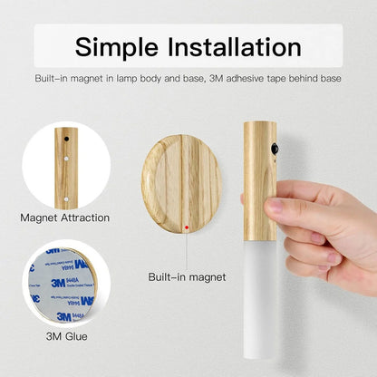 Rechargeable Motion Sensor Night Light for Easy Home Illumination - Smarsty