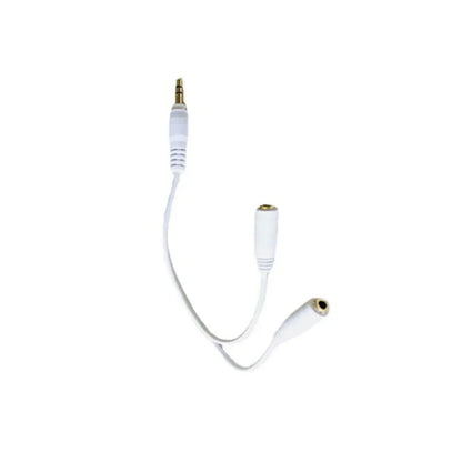 Dual Female Audio Cable Y Splitter For Headphones - Smarsty