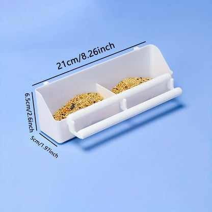 Double Grid Parrot Feeder for Easy Bird Feeding - Smarsty