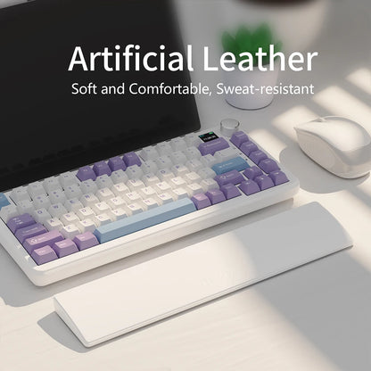 81 Keys Gaming Keyboard Wrist Rest Pad Ergonometric Soft Memory Foam Hand Support Anti-Slip Stable Base for Work Studying Gaming