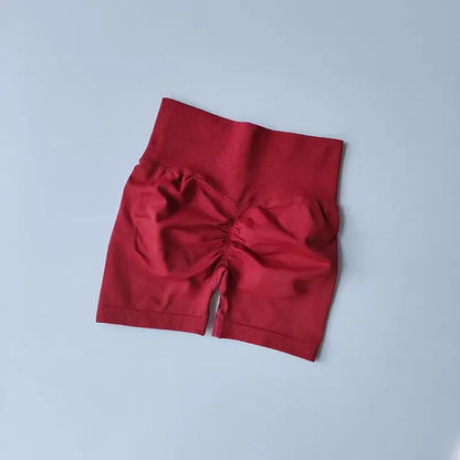 Women's High-Waist Breathable Yoga Shorts for Summer Running Short Tights Leggings Cycling Workout Gym Shorts Sports Shorts - Smarsty