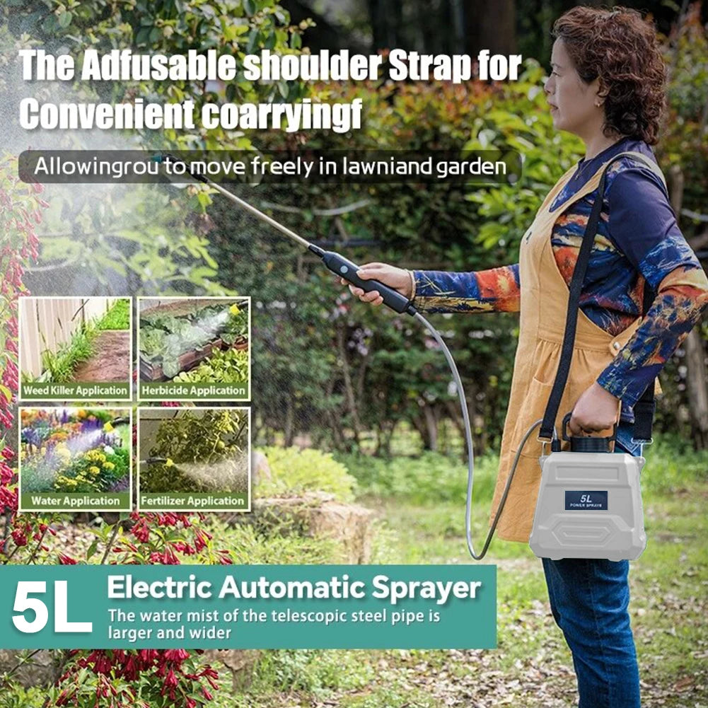 High-Pressure Electric Backpack Sprayer for Easy Irrigation - Smarsty