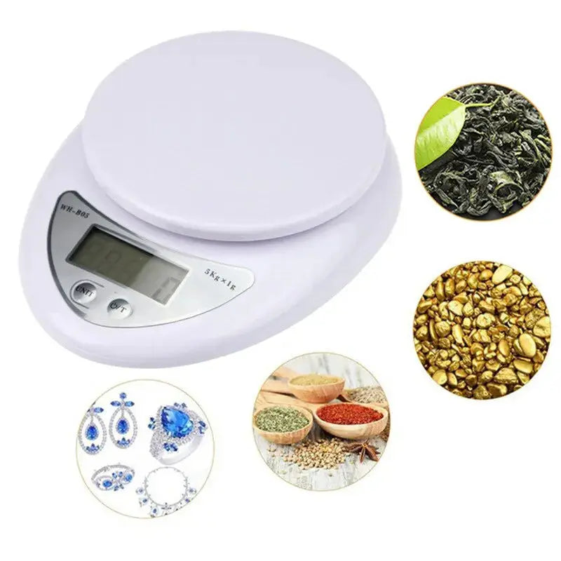 Portable Digital Kitchen Scale with LED Display - Smarsty