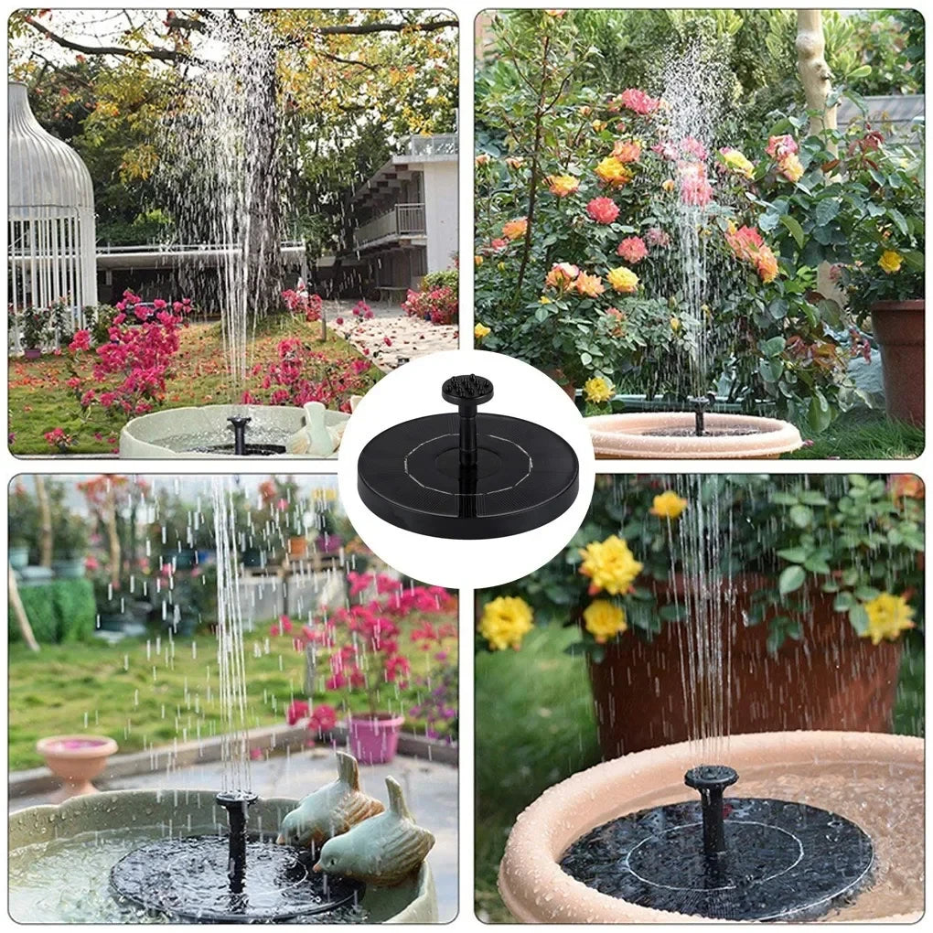 Solar Powered Mini Water Fountain for Bird Baths - Smarsty