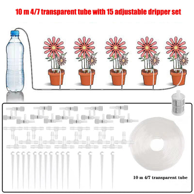 Garden Drip Irrigation Kit for Efficient Plant Watering - Smarsty