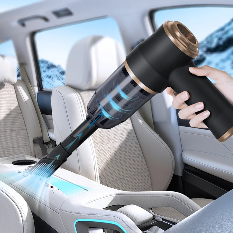 Wireless Car Vacuum Cleaner for Cleaning Bedroom Carpets Portable High Power Function Home Appliance Cleaning Machine - Smarsty