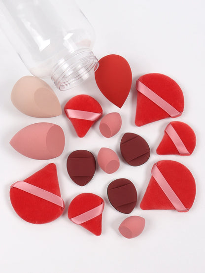 Spring Cosmetic Puff Set with Mini Makeup Eggs and Cushions - Smarsty