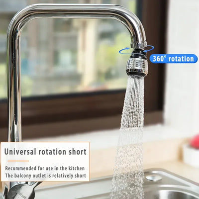 Kitchen Gadgets 2 Modes 360 Rotatable Bubbler High Pressure Faucet Extender Water Saving Bathroom Kitchen Accessories Supplies by Smarsty