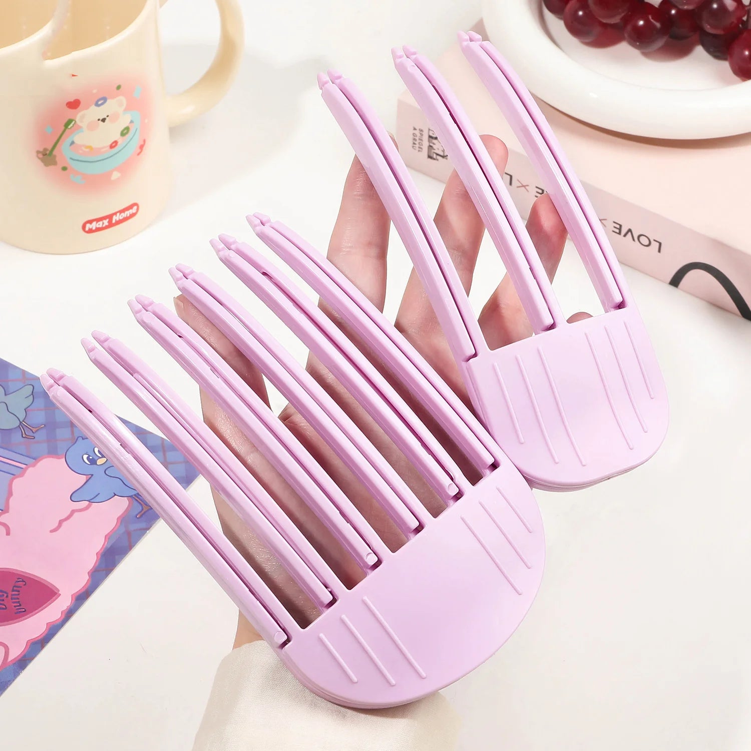 Fluffy Hairpin Curling Bangs Clips for Volume - Smarsty
