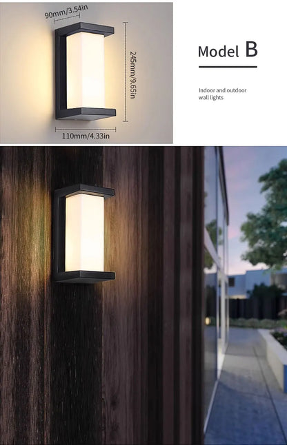 LED Outdoor Wall Light with PIR Motion Sensor - Smarsty