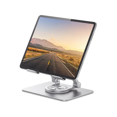 ST02 Tablet Stand Adjustable with 360 Swivel Base Aluminum Tablet Stand Holder Universal Tablet Holder for iPad Samsung - Smarsty