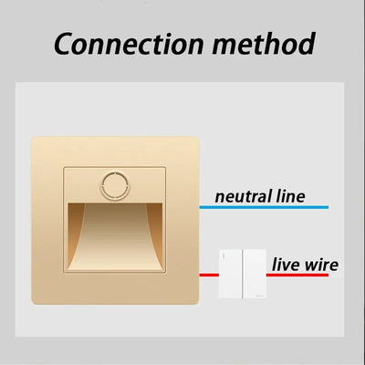 PIR Motion Sensor LED Night Light for Safe Stairs - Smarsty