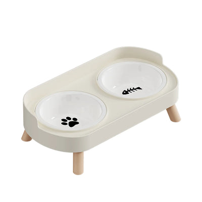 Colorful Double Bowl for Dogs and Cats with Large Capacity - Smarsty