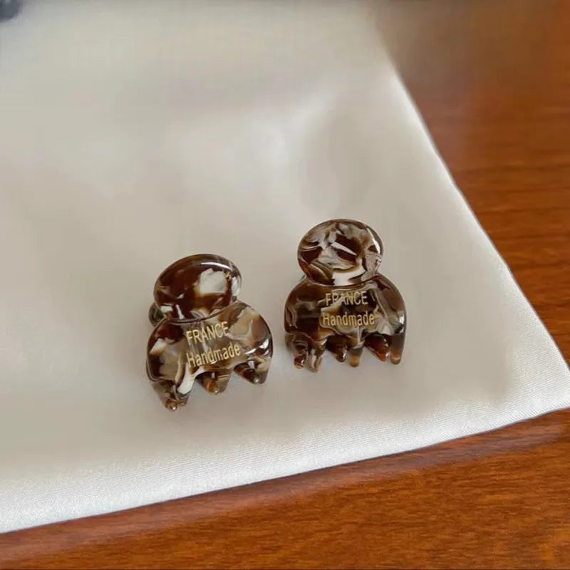 Mini Acetate Hair Claw Clips For Girls Cute Lightweight Grip - Smarsty