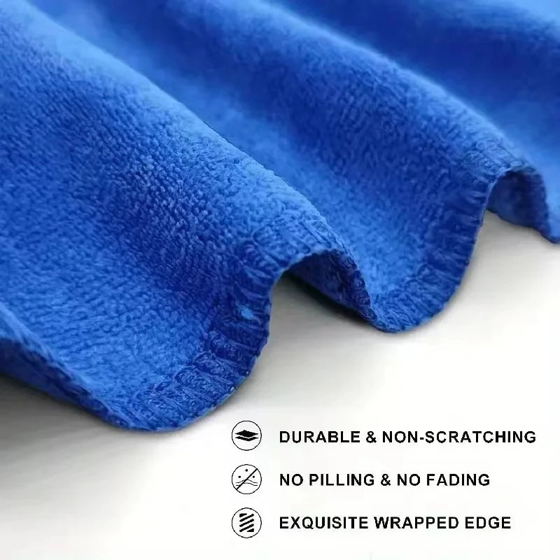 Microfiber Cleaning Cloths Lint Free Microfiber Cleaning Towel Cloths Reusable Cleaning Towels w/ Super Absorbent for Car Window - Smarsty