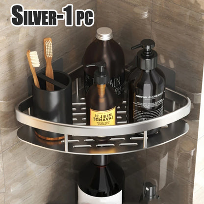 Wall Mounted Bathroom Shelf for Towel and Shampoo Storage - Smarsty