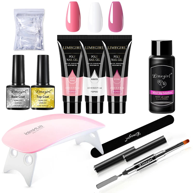 15ml Nail Gel Kit for Quick Extensions and Art - Smarsty