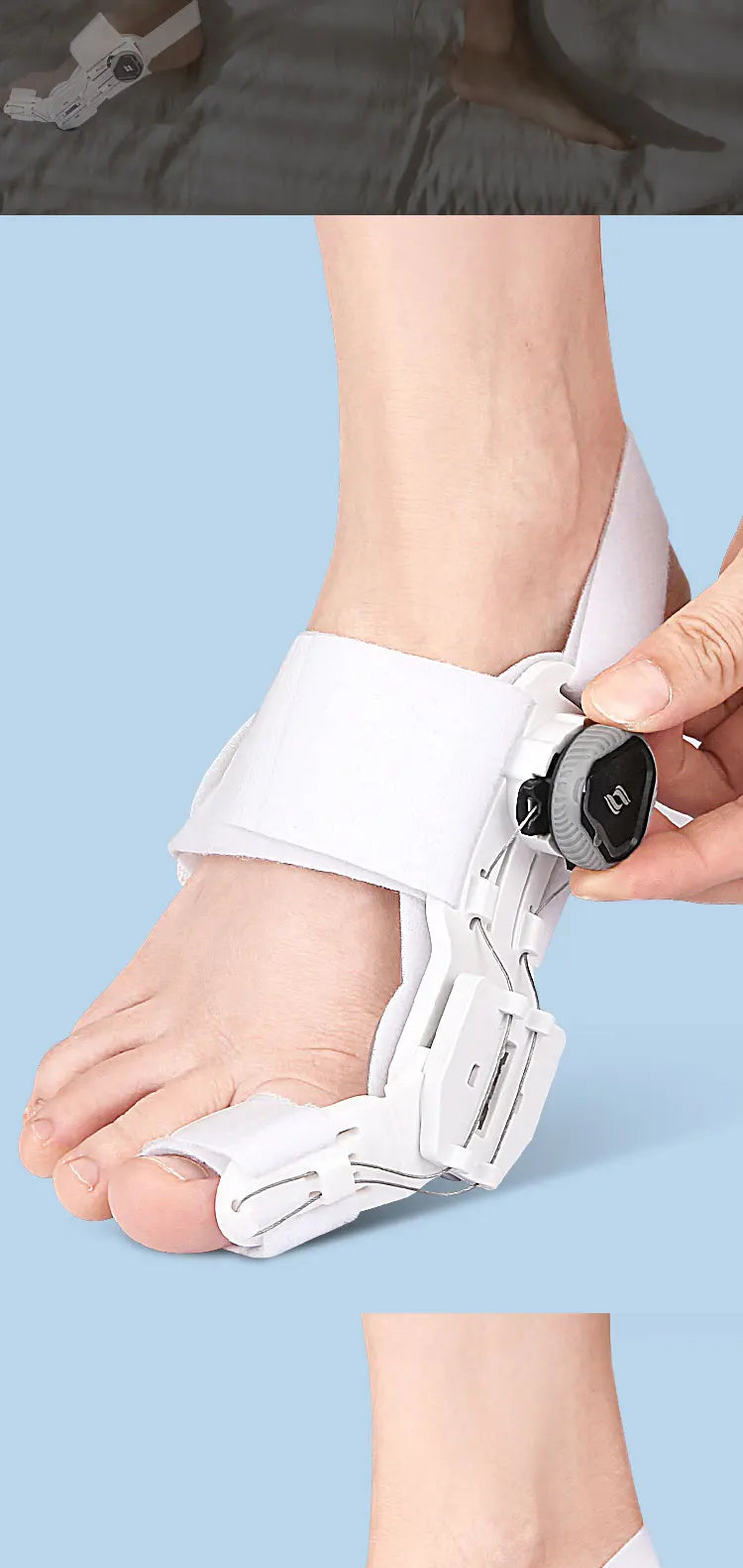 Bunion Corrector Adjustable Rotatable Toe Separator - Smarsty