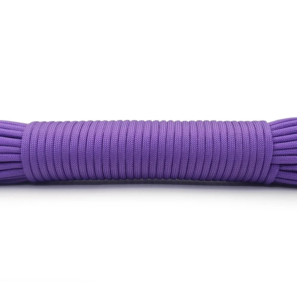 New Color Dia 4 MM 31 Meters 9 stand Cores Paracord Parachute Cord Lanyard Tent Rope For Hiking Camping Clothesline DIY Bracelet by Smarsty