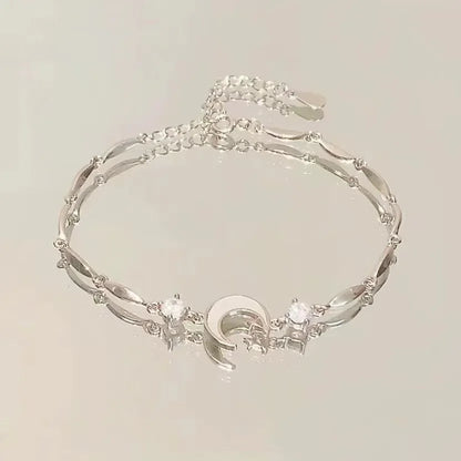 Women's Cherry Blossom Hand Jewelry with Pink Zircon - Smarsty