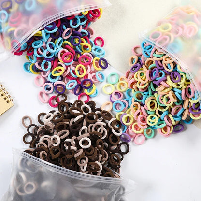 Colorful Nylon Hair Bands For Girls Elastic Gentle Hold - Smarsty