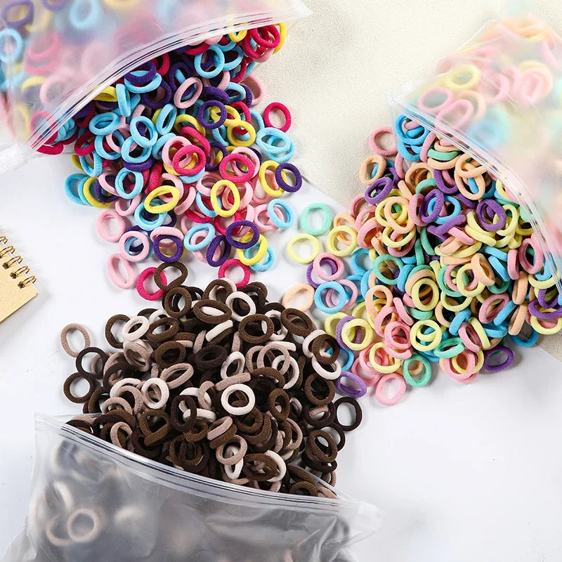 Colorful Nylon Hair Bands For Girls Elastic Gentle Hold - Smarsty