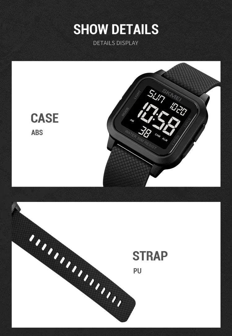 Skmei 1894 Military Waterproof Digital Watch for Men - Smarsty