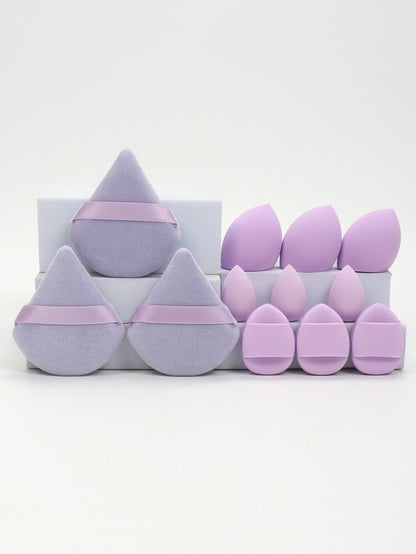 12-Piece All-Purpose Makeup Sponge Set for Flawless Application - Smarsty