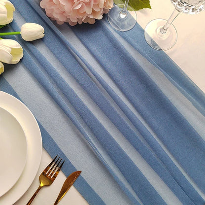 Chiffon Table Runner for Elegant Wedding and Party Decor - Smarsty