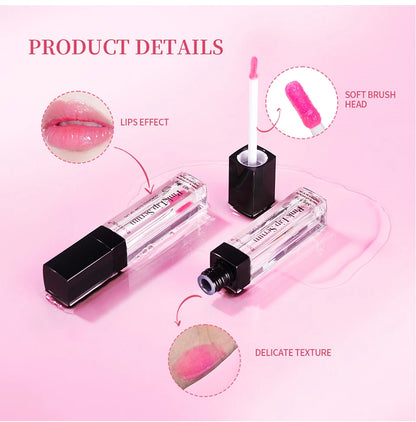 Pink Lip Serum Lotion for Moisturized and Smooth Lips - Smarsty
