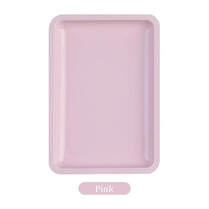 Stainless Steel Nail Art Storage Tray with Versatile Functionality - Smarsty