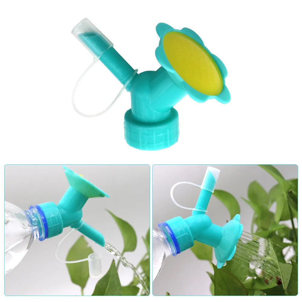 Portable 2 In 1 Plastic Watering Can Sprinkler Nozzle - Smarsty