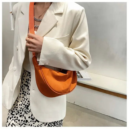 Women Backpack PU Leather Crossbody Bag With Zipper - Smarsty