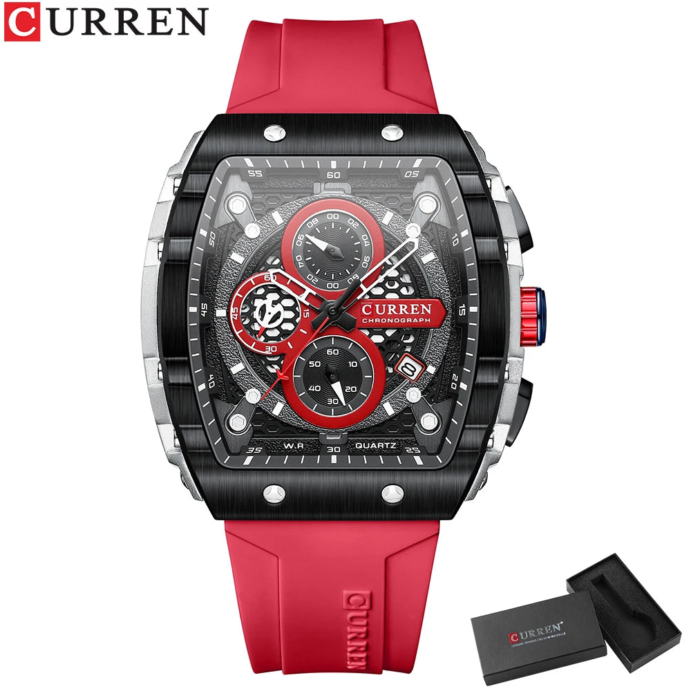 Curren Sports Large Dial Casual Quartz Watch - Smarsty
