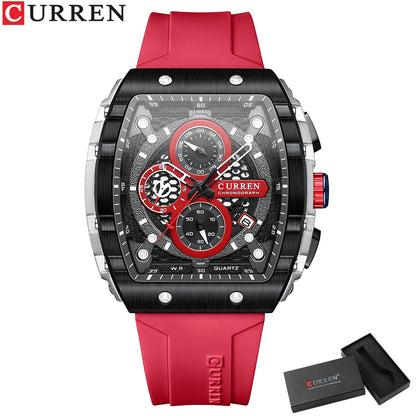 Curren Sports Large Dial Casual Quartz Watch - Smarsty