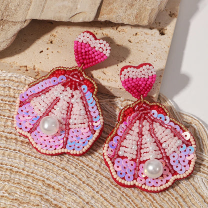 Handmade Bohemian Starfish Drop Earrings for Women - Smarsty
