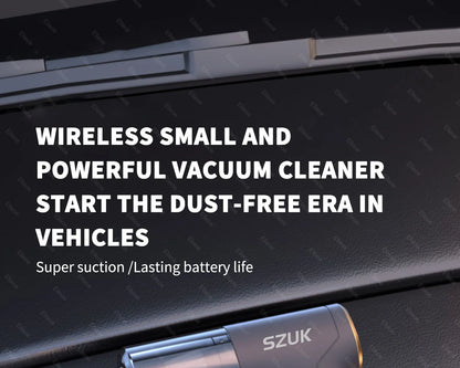 Wireless Portable Car Vacuum Cleaner With Powerful Suction - Smarsty